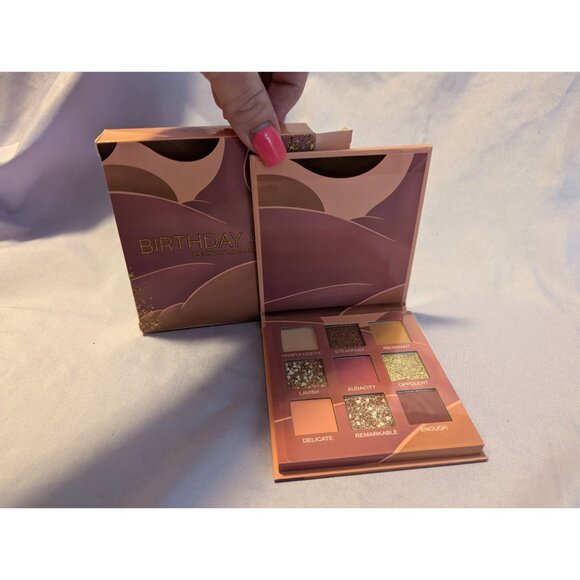 Sassy Jones Birthday Suit Eyeshadow Palette 9 Versatile Shades Matte & Glitter
